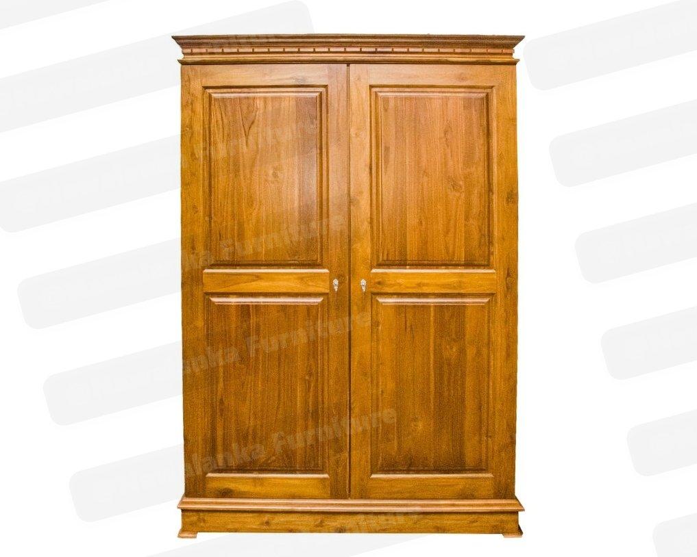 Twin Panel Wardrobe - 2 door wardrobe,panel wardrobe,wardrobe,wooden wardrobe,teak wardrobe,clothes cupboard,almirah,wardrobe sri lanka,wardrobe price sri lanka,bedroom furniture,furniture maharagama,nawalanka furniture