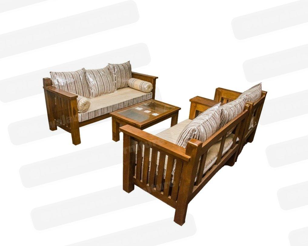 Teak Indian Sofaset image 1